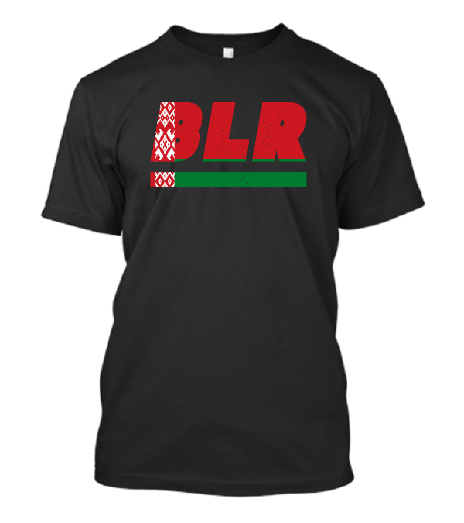 BLR Belarus Bjelorussia Iso Code 3166 Red Green T-Shirt