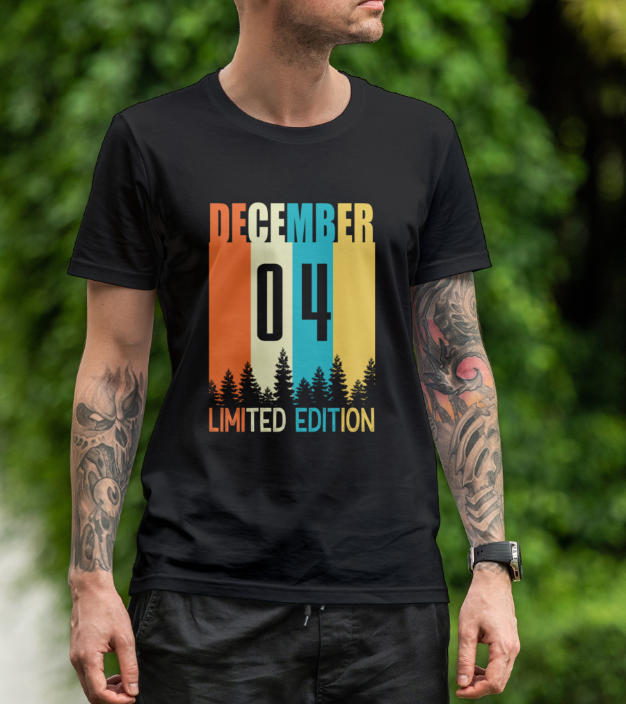 December 04 Vintage Birth T-Shirt