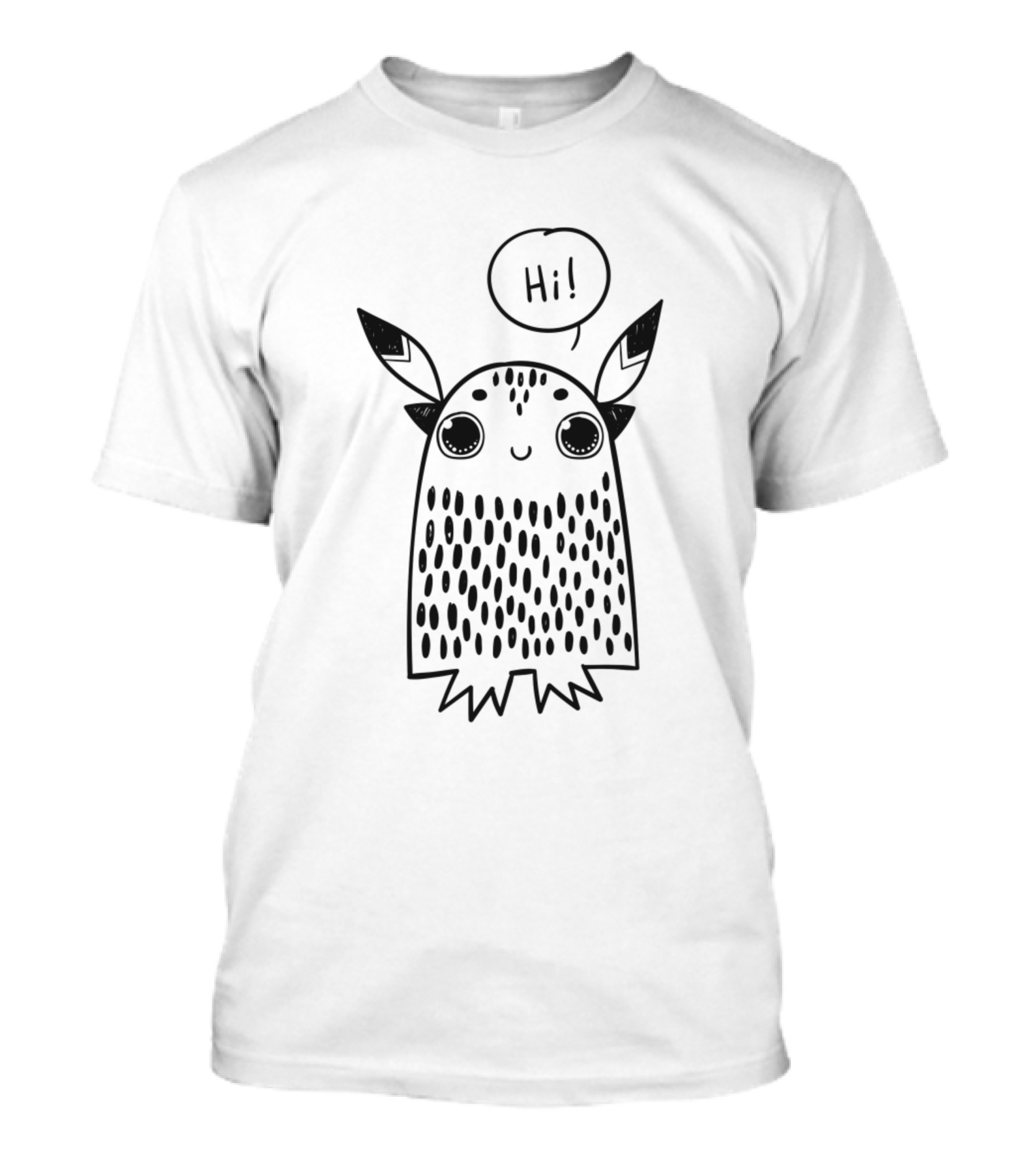 Cute Monster Hi T-Shirt