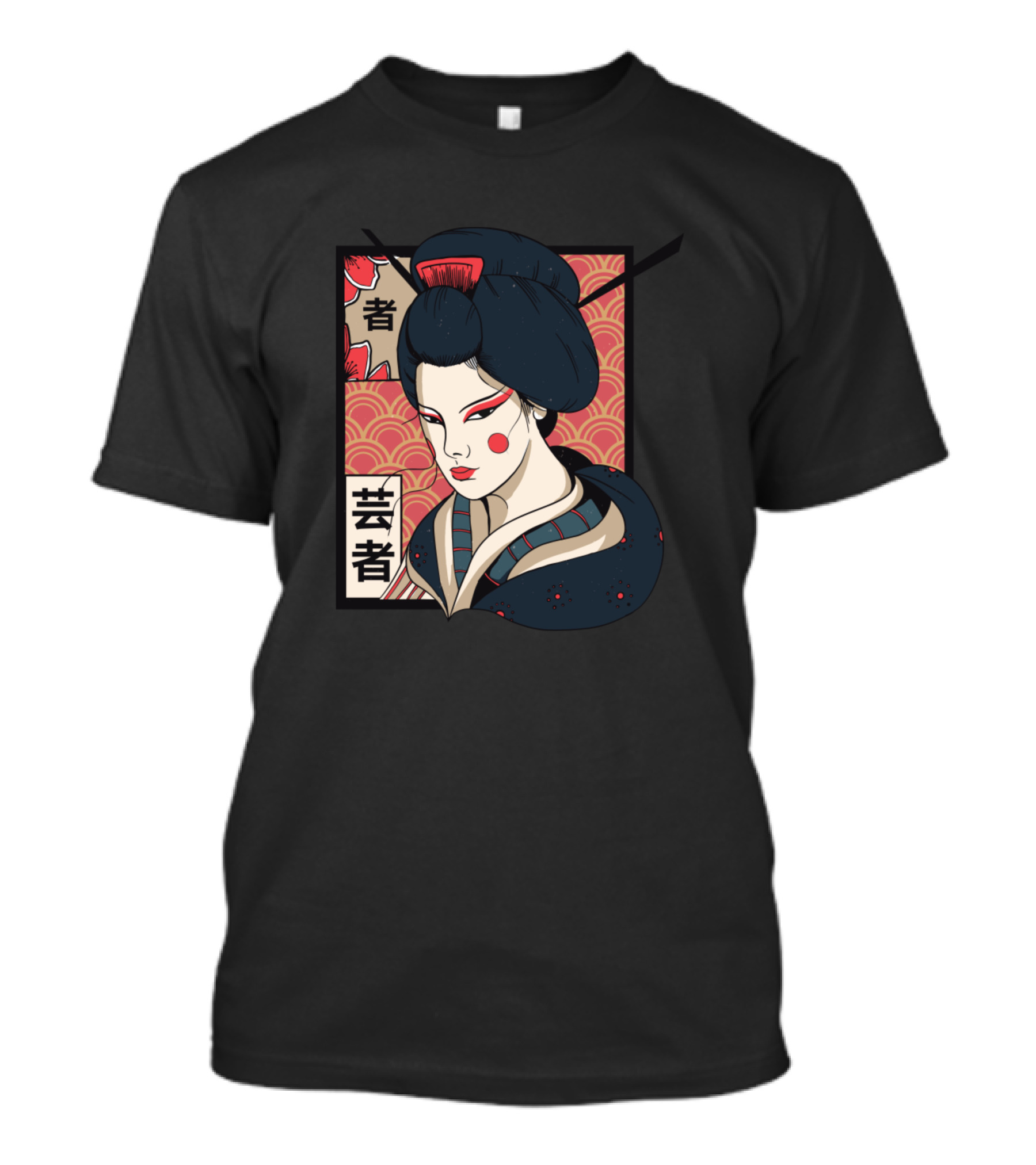 Geisha Traditional Japan Kanji T-Shirt