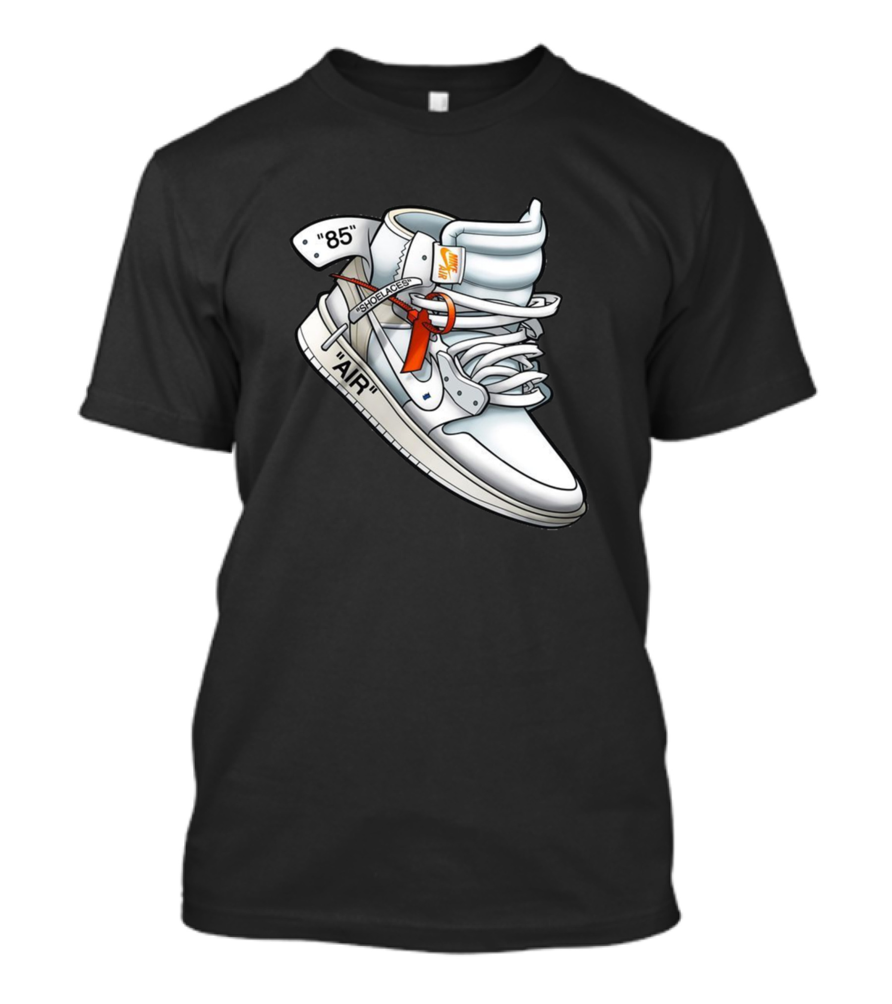 Off White X Air Jordan 1 White AIR 85 Sneaker T-Shirt