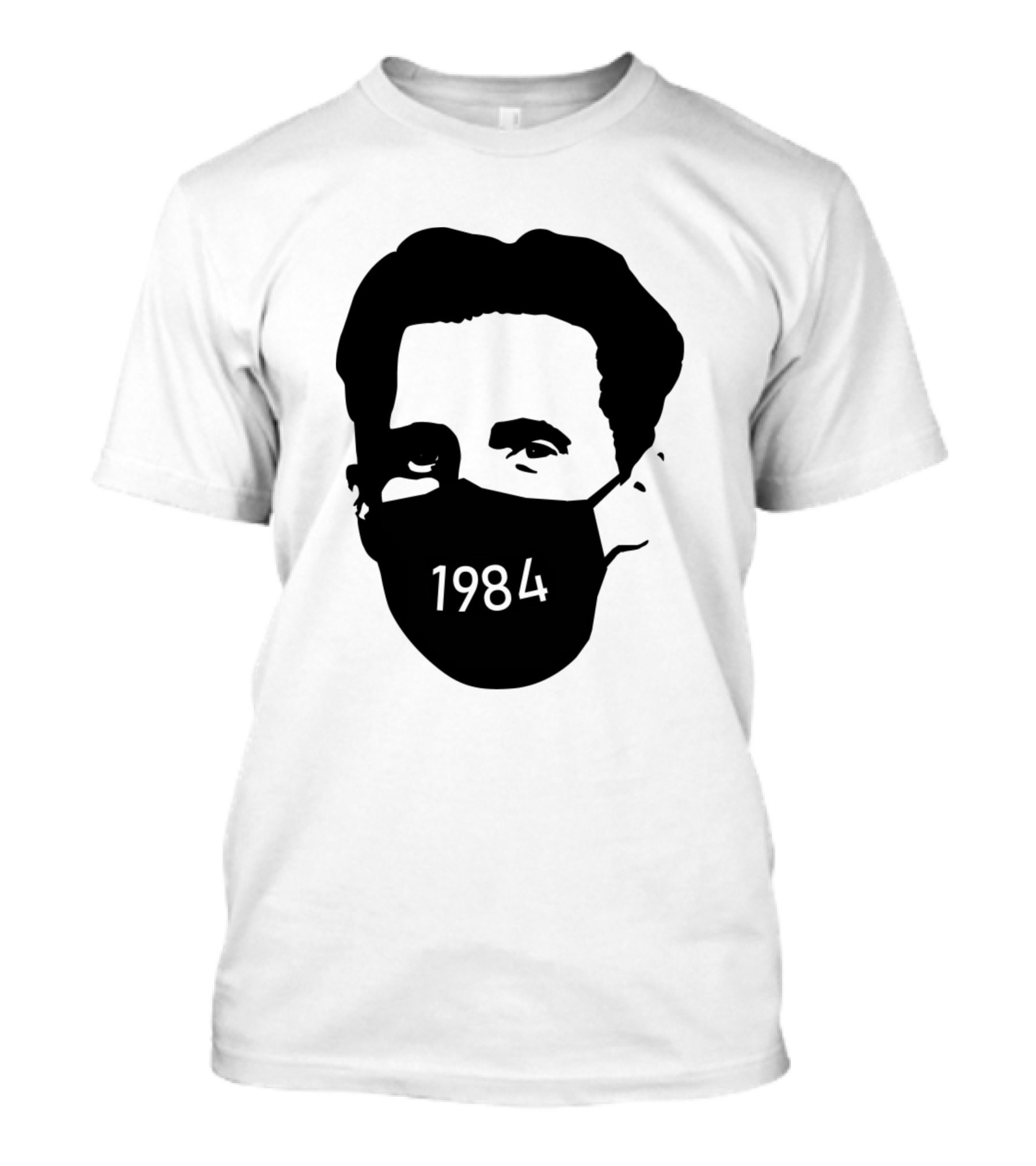 Orwell 1984 Face Mask T-Shirt