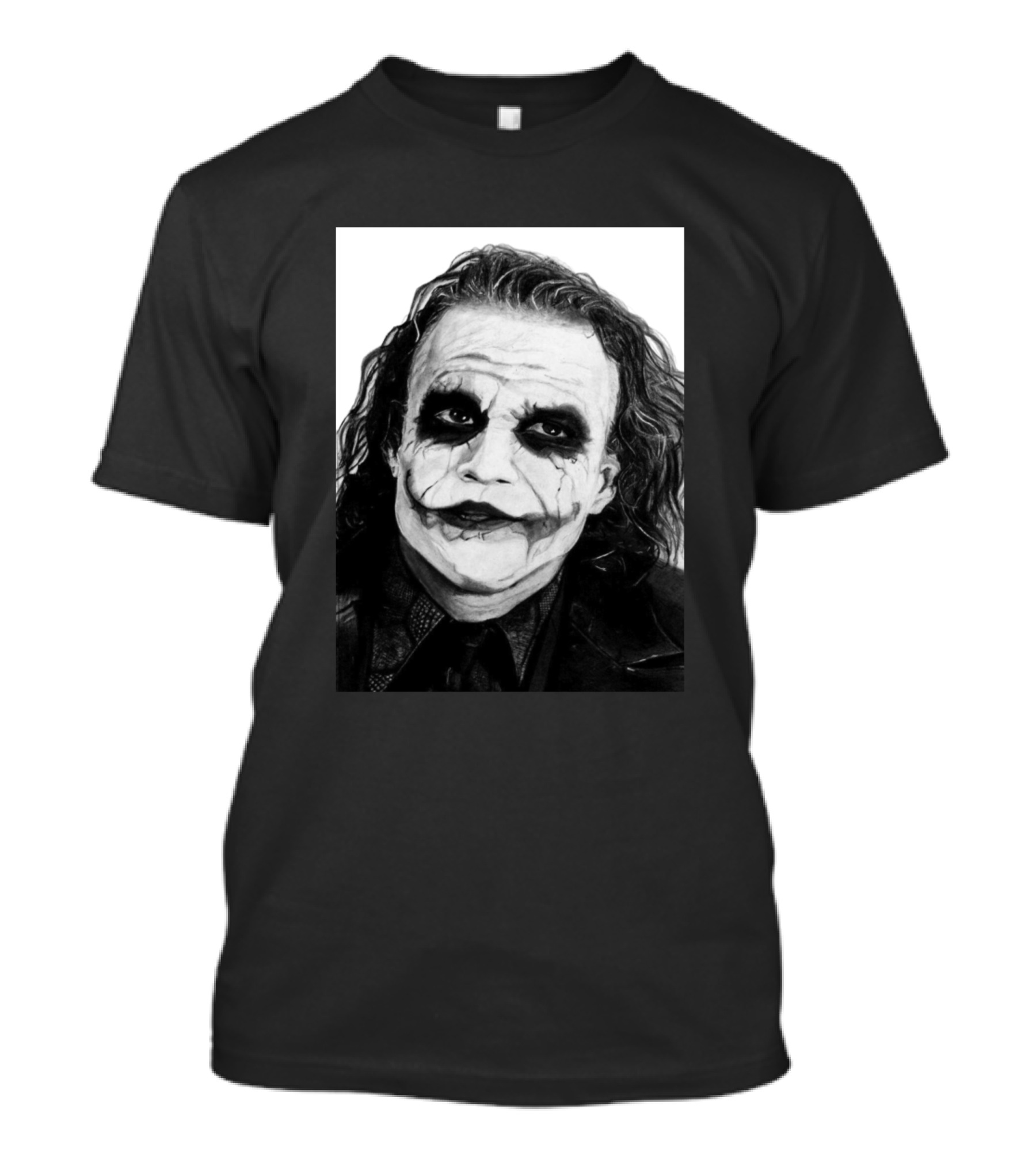 The Joker Heath Ledger Dark Knight Makeup T-Shirt