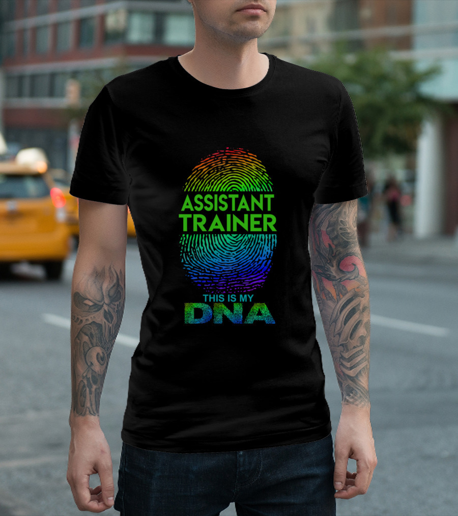 Assistant Trainer Fingerprint This Is My DNA T-Shirt