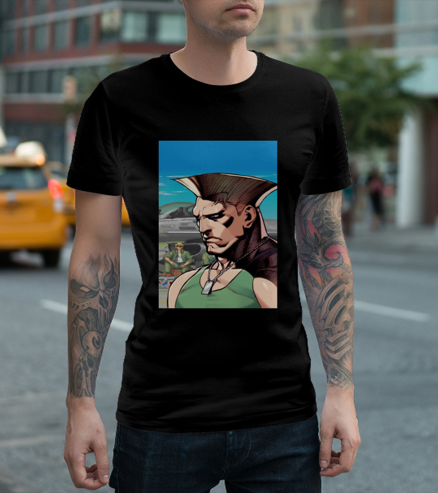 Guile Street Fighter Classic Character T-Shirt