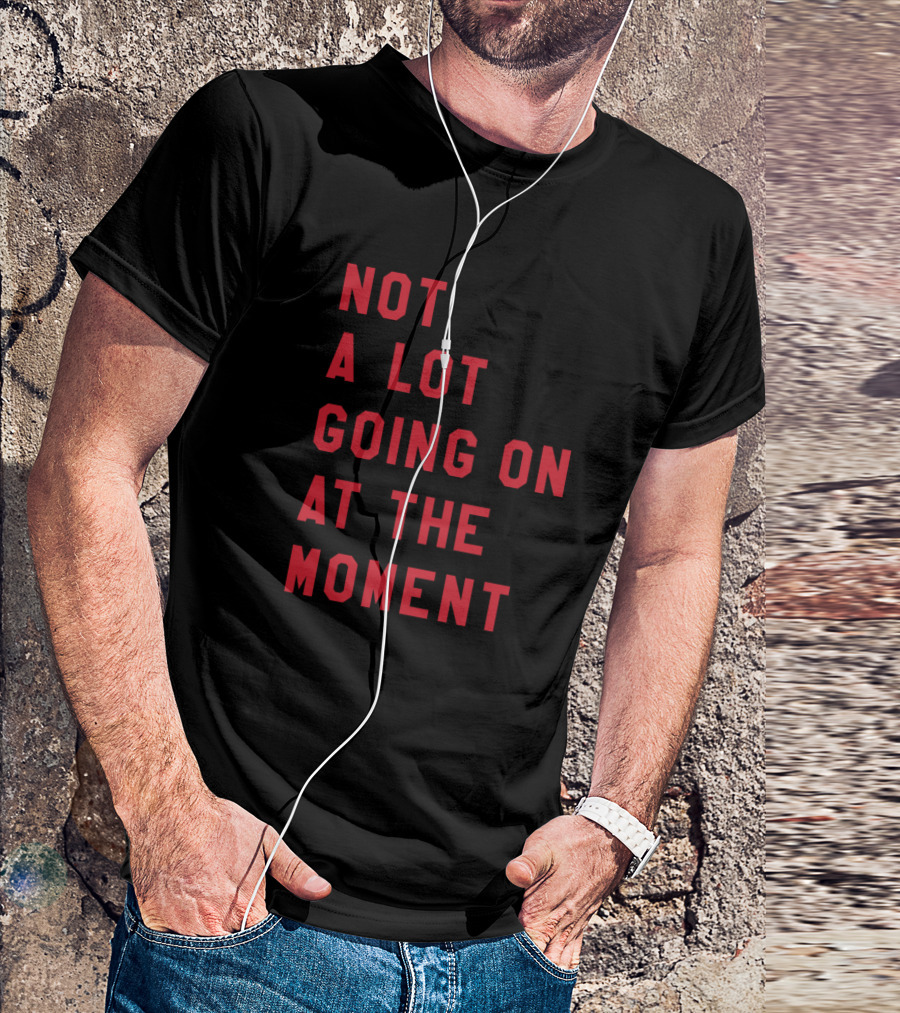 Not A Lot Going On At The Moment Taylor Swift Concert Trend Circular T-Shirt