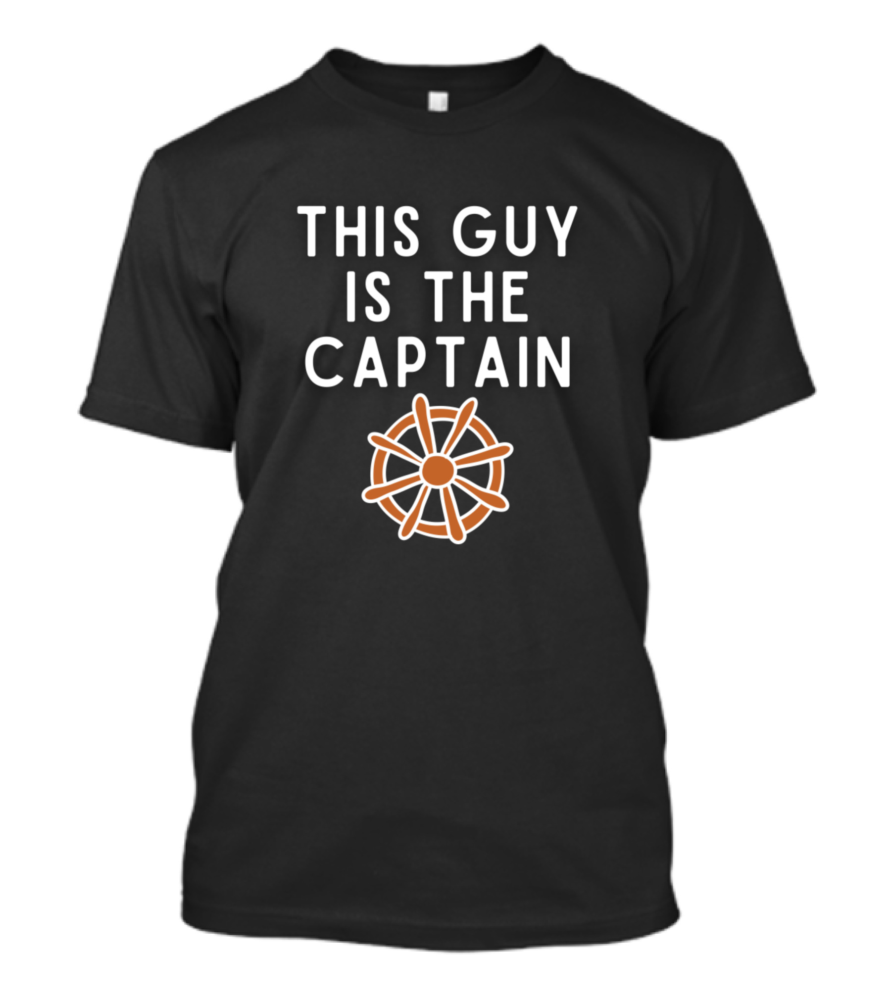 This Guy Is The Captain Nautical Steering Wheel T-Shirt
