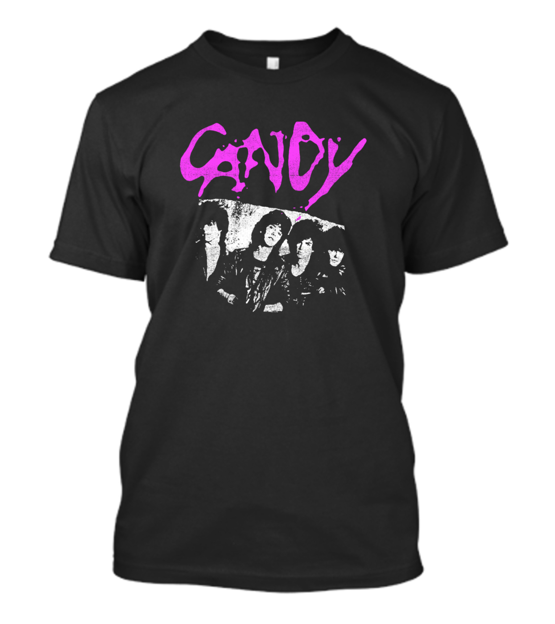 Candy Band Retro Group Photo T-Shirt