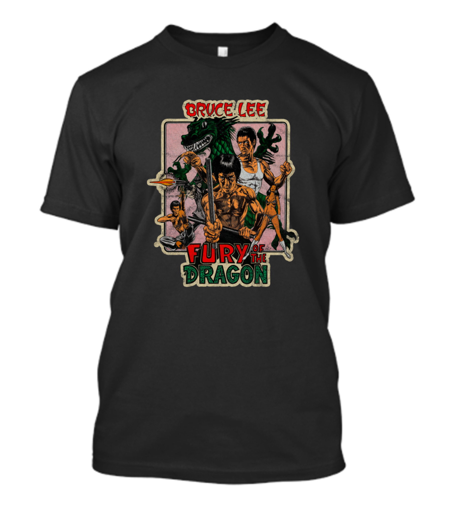 Bruce Lee Fury Of The Dragon T-Shirt