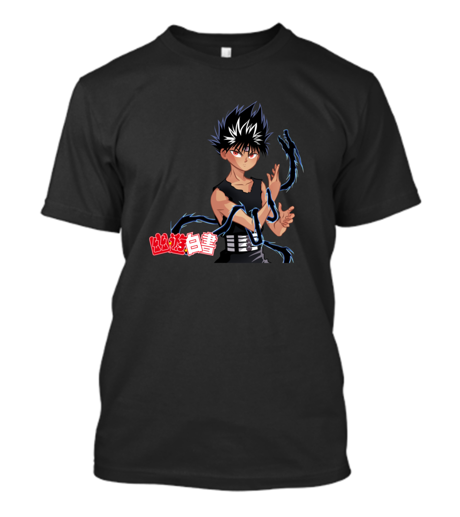 Yu Yu Hakusho Hiei Anime Character With Dark Aura T-Shirt