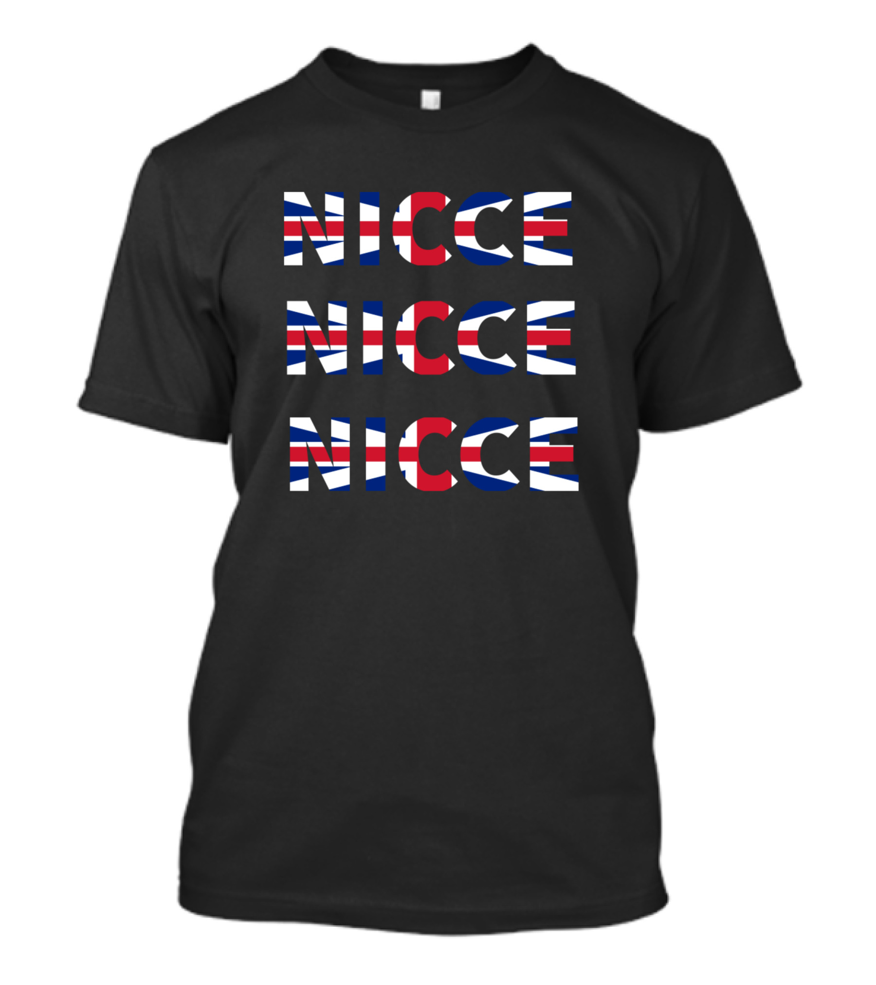 Nicce London United Kingdom Flag Motif T-Shirt