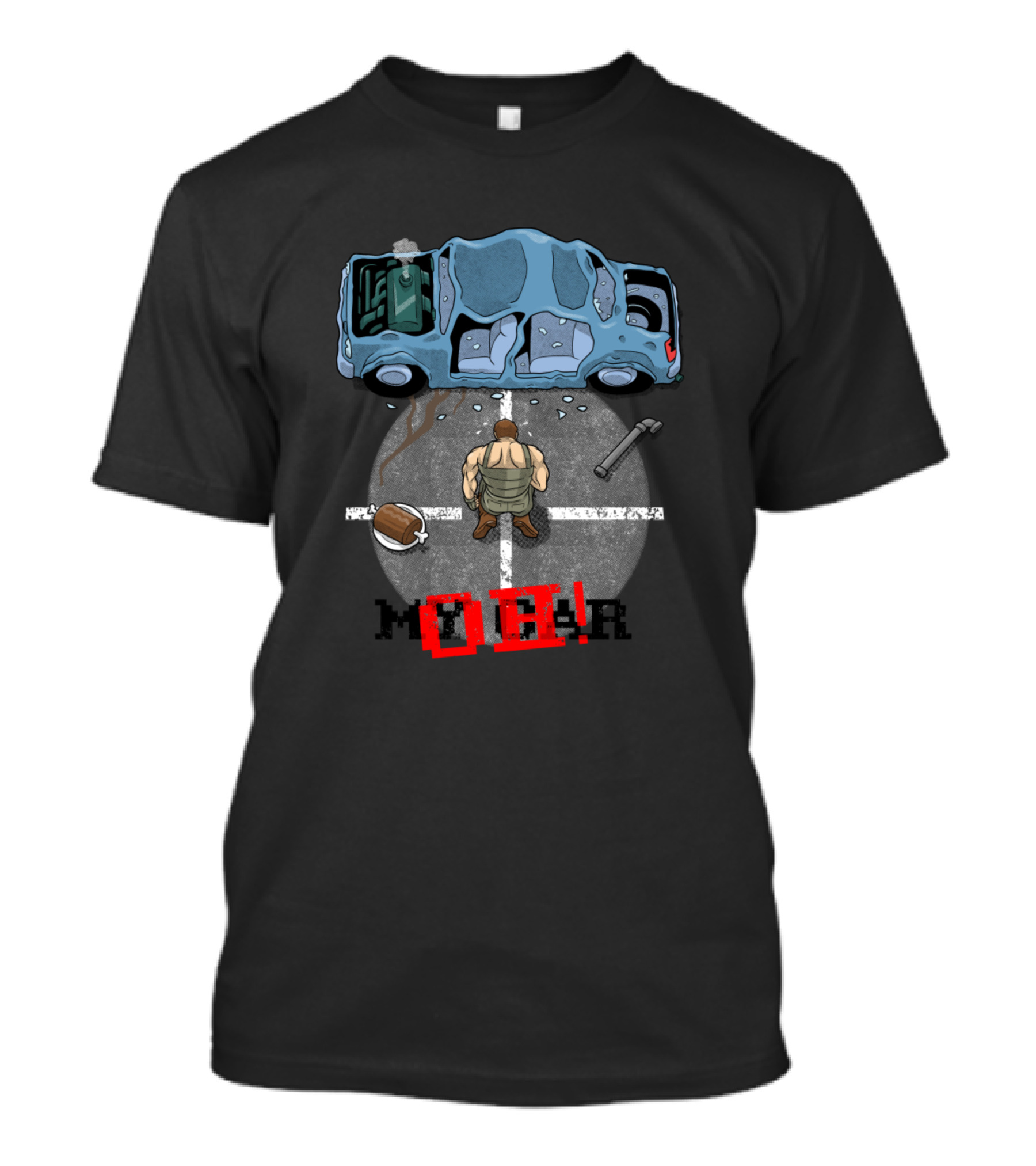 MOB Oh My Car Destruction Scene T-Shirt