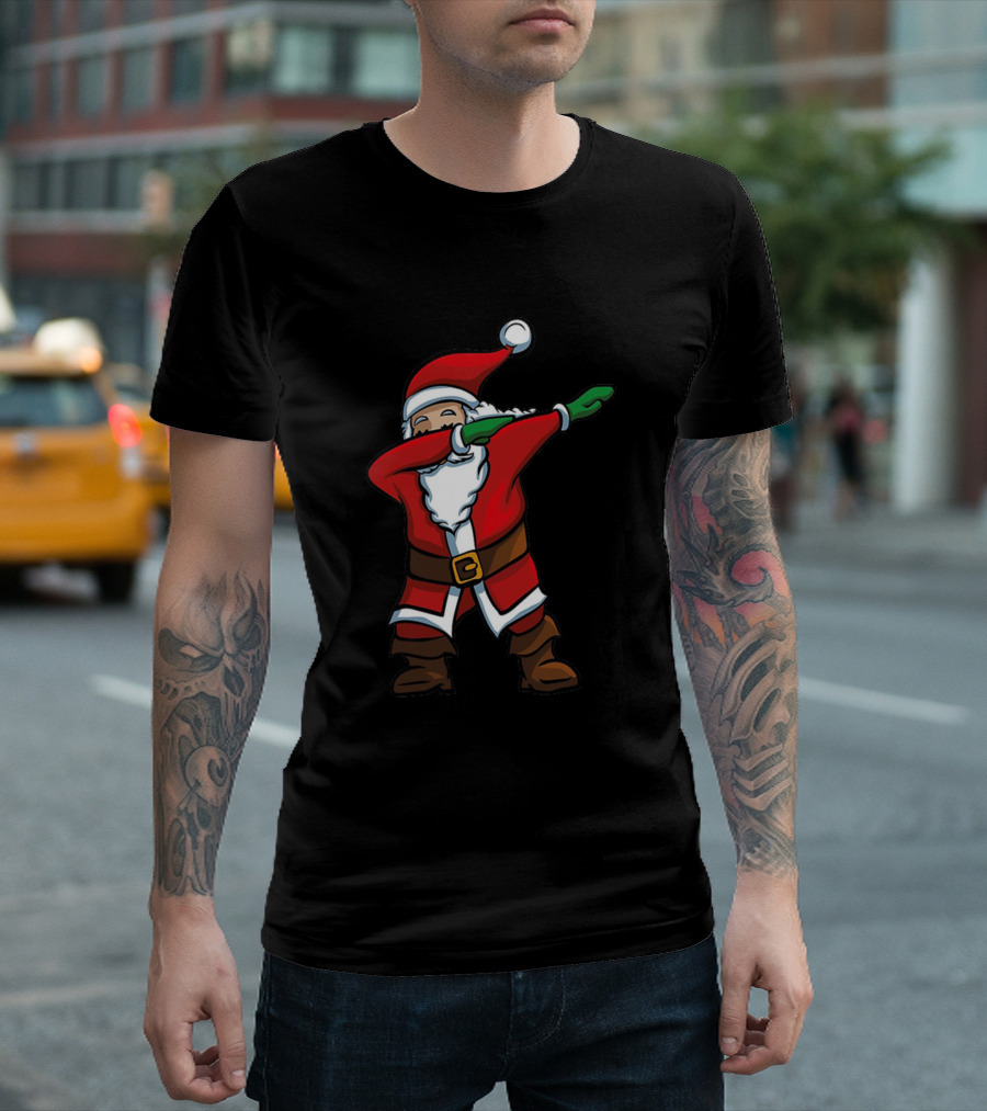 Santa Claus Dabbing Christmas T-Shirt