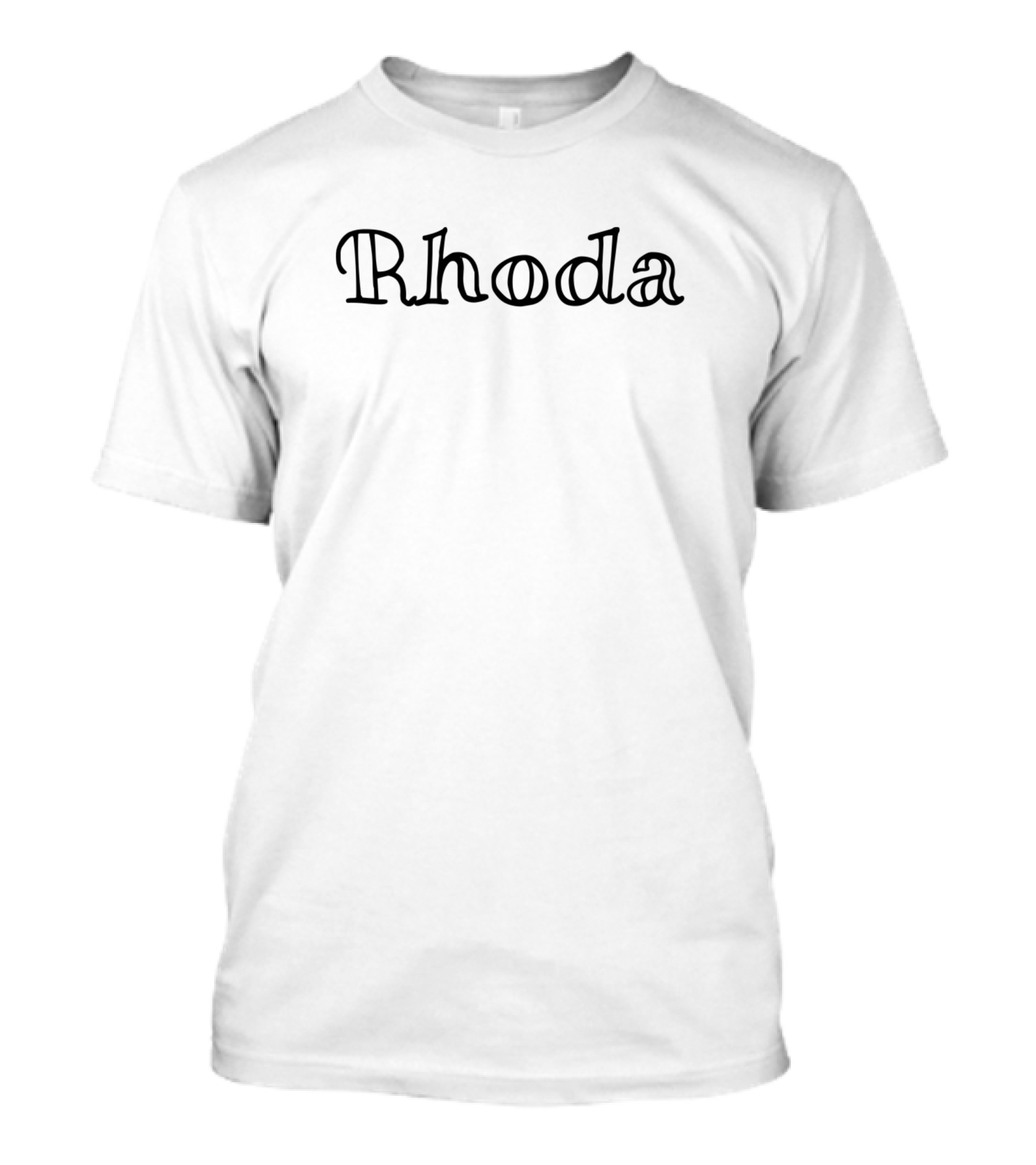 Rhoda Classic Retro Font T-Shirt