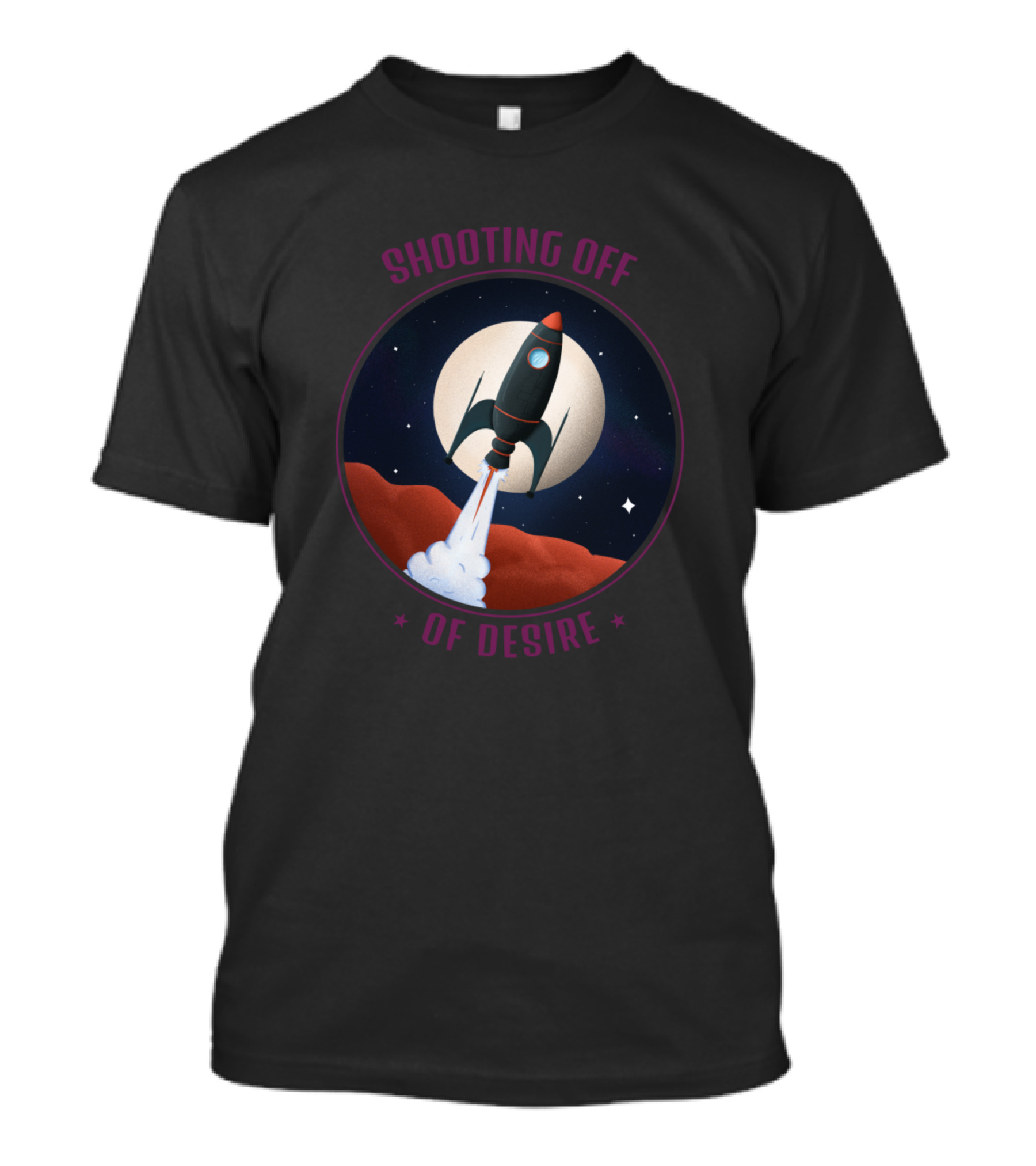 Shooting Off Rockets Of Desire Lunar Adventure T-Shirt