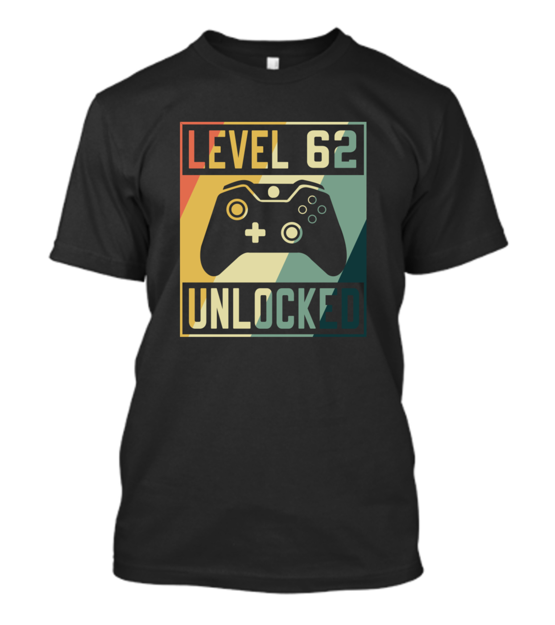 LEVEL 62 UNLOCKED Video Game Controller T-Shirt