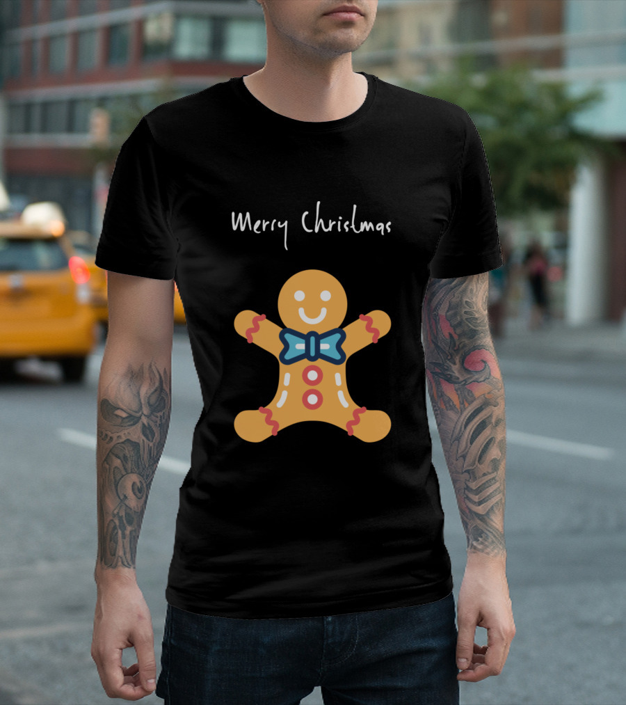 Merry Christmas Gingerbread Man T-Shirt