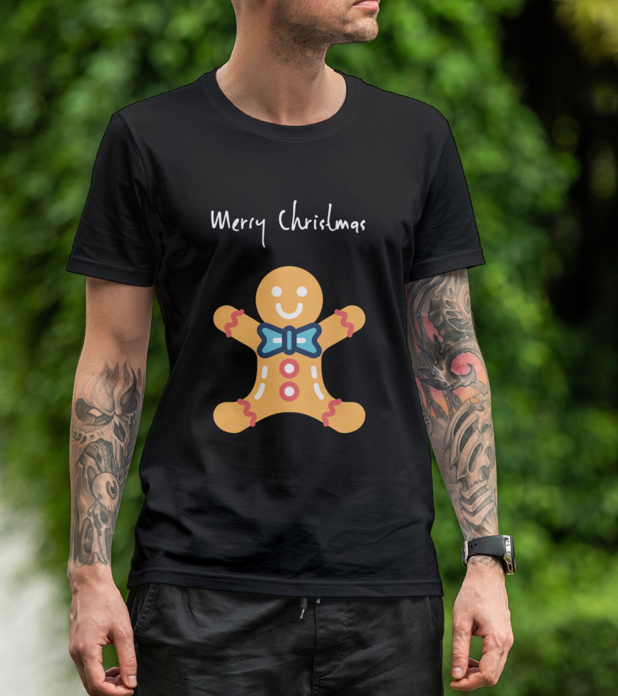 Merry Christmas Gingerbread Man T-Shirt