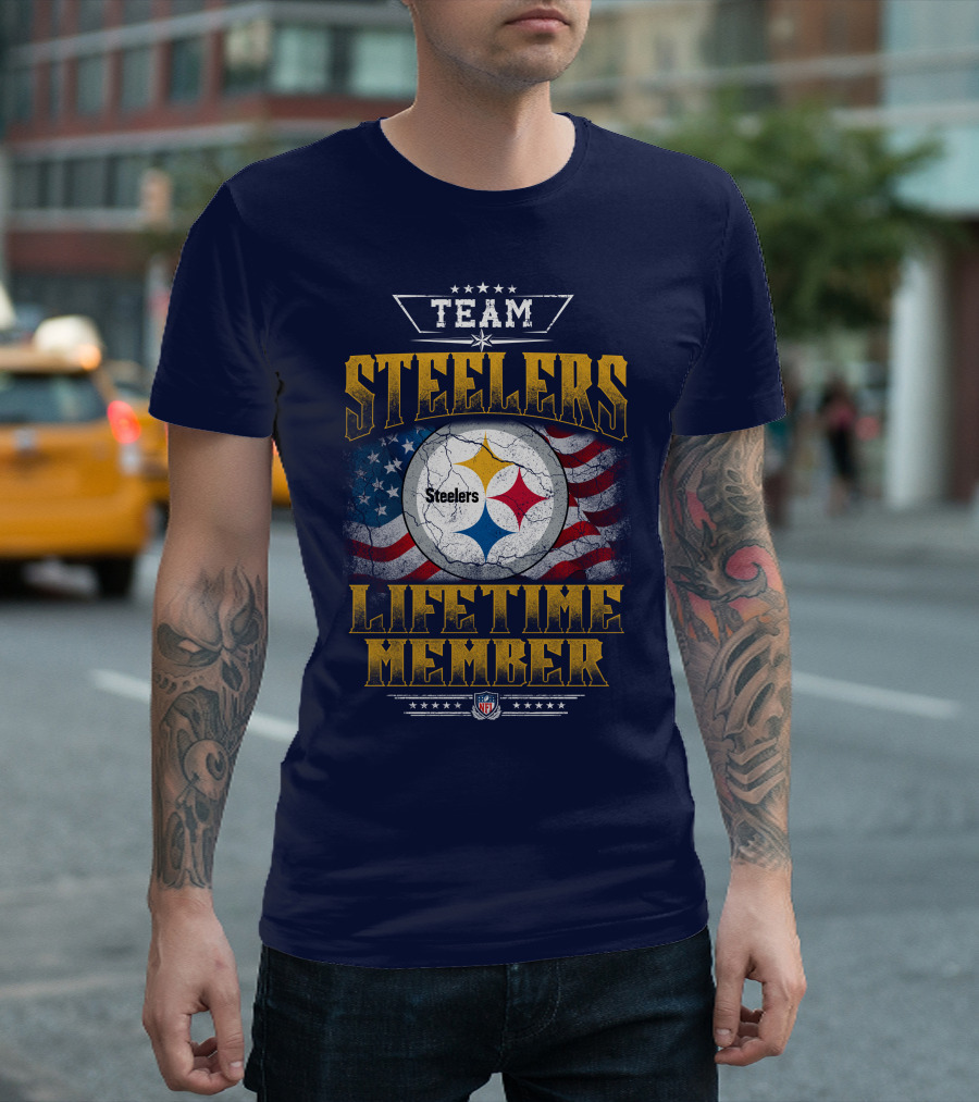 Team Steelers Lifetime Member T-Shirt