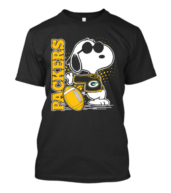 Packers Snoopy Football G 샷 T-Shirt