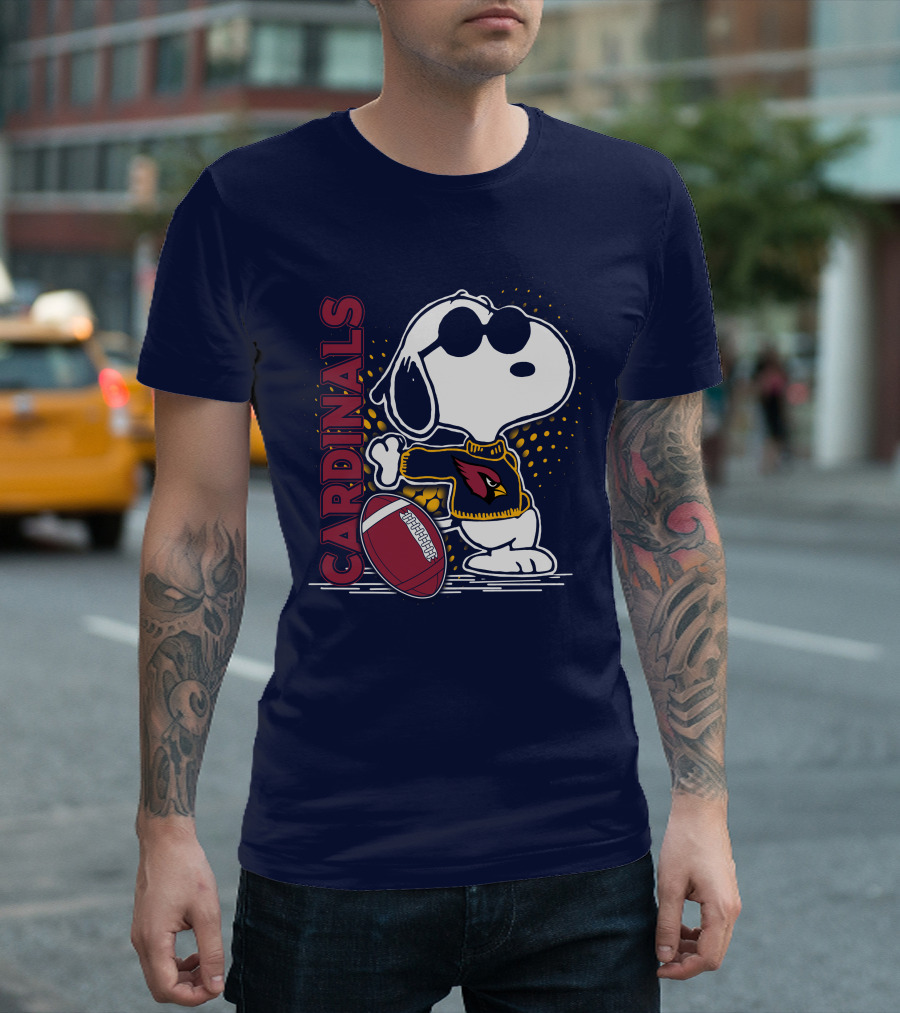 Cardinals Snoopy Arizona Football T-Shirt