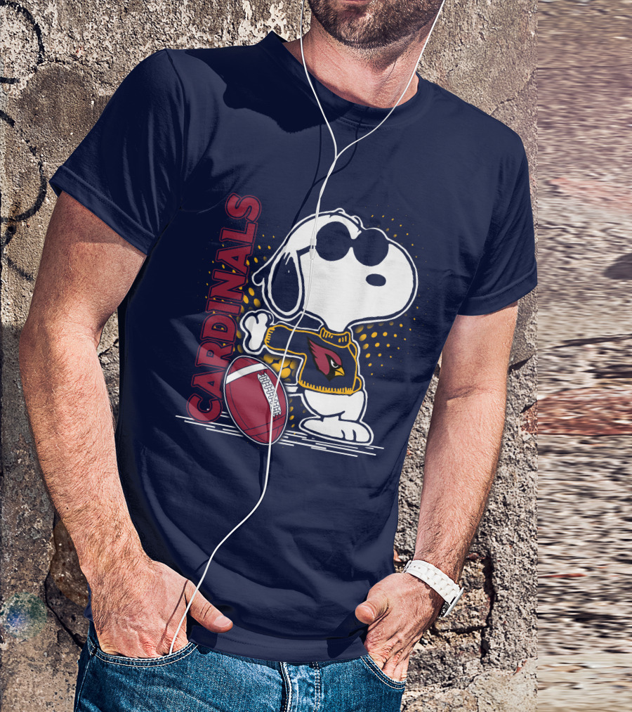 Cardinals Snoopy Arizona Football T-Shirt