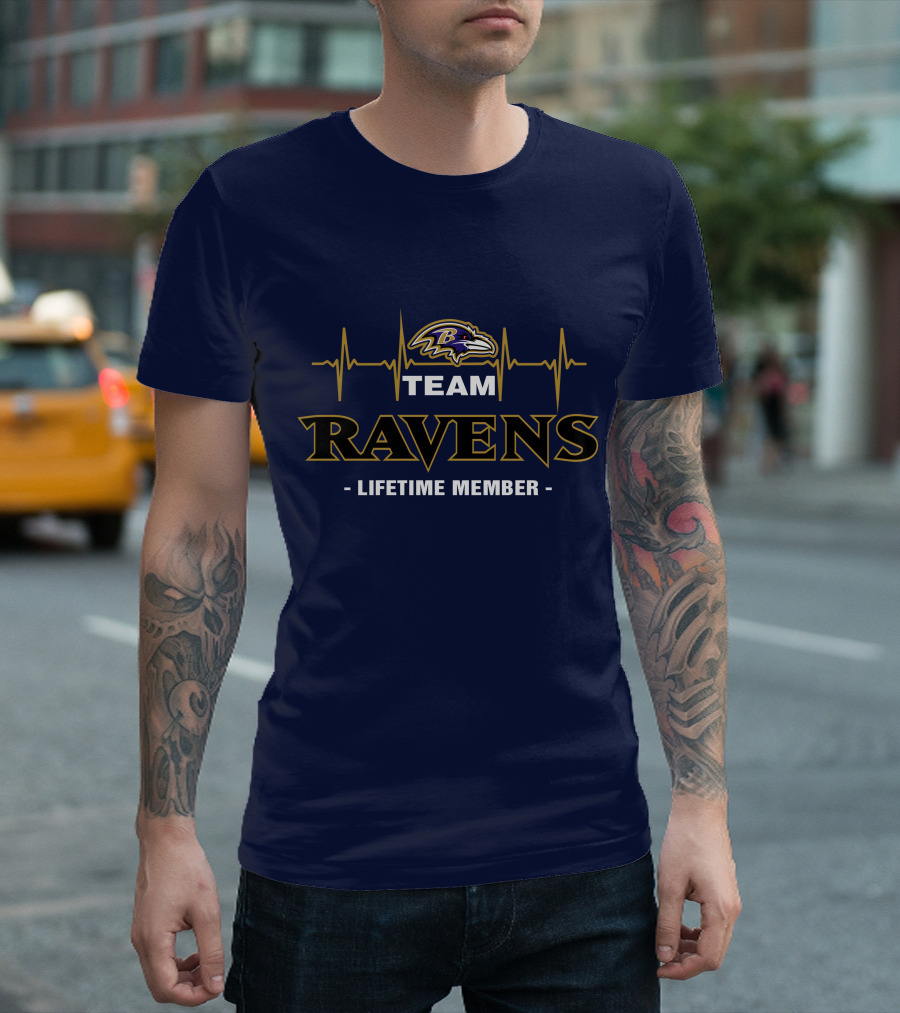 Team Ravens Lifetime Member Baltimore Ravens T-Shirt
