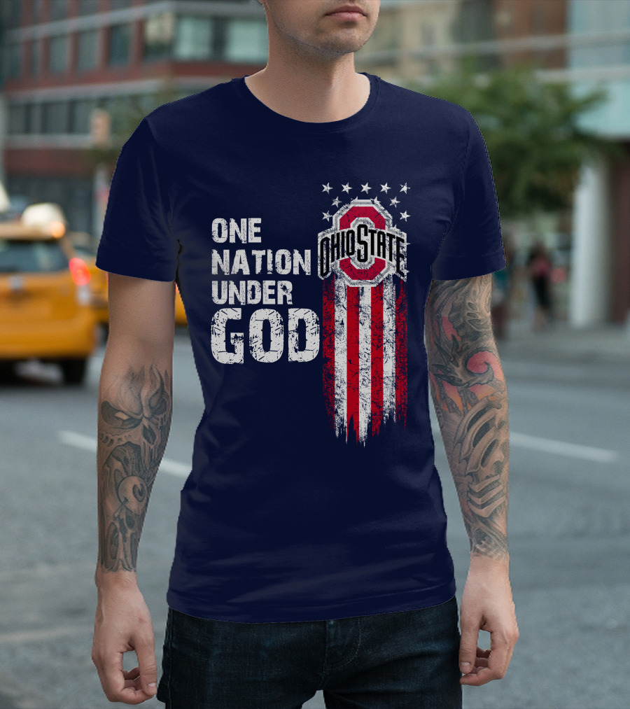 Ohio State Buckeyes One Nation Under God T-Shirt