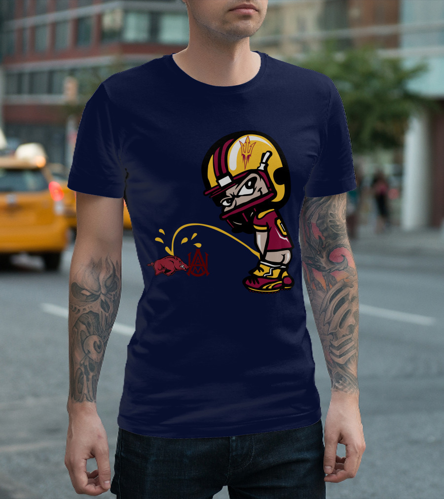 Arizona State Sun Devils Rivalry Game With Arkansas Razorbacks T-Shirt