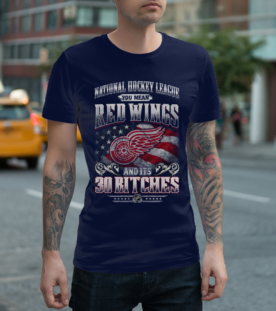 National Hockey League You Mean Red Wings And Its 30 Bitches T-Shirt