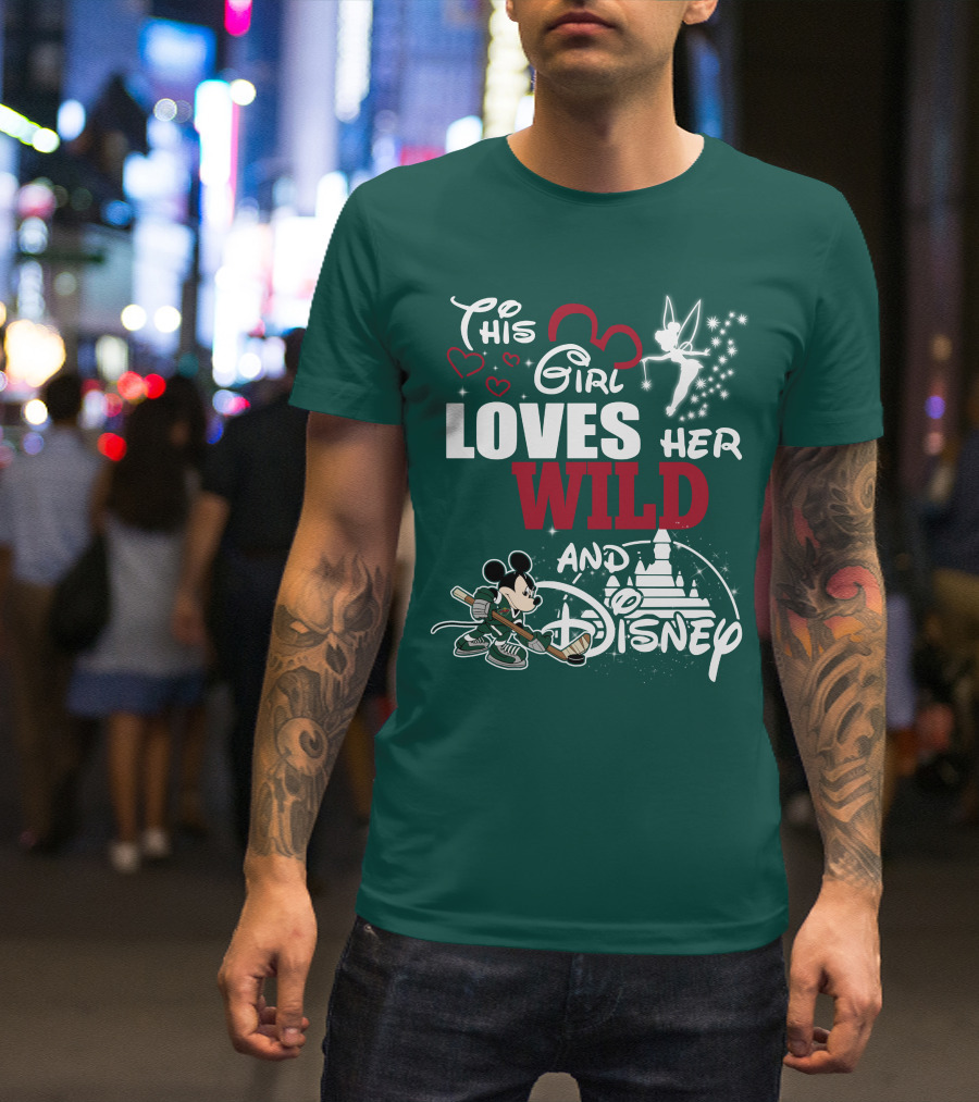 This Girl Loves Her Wild And Disney T-Shirt