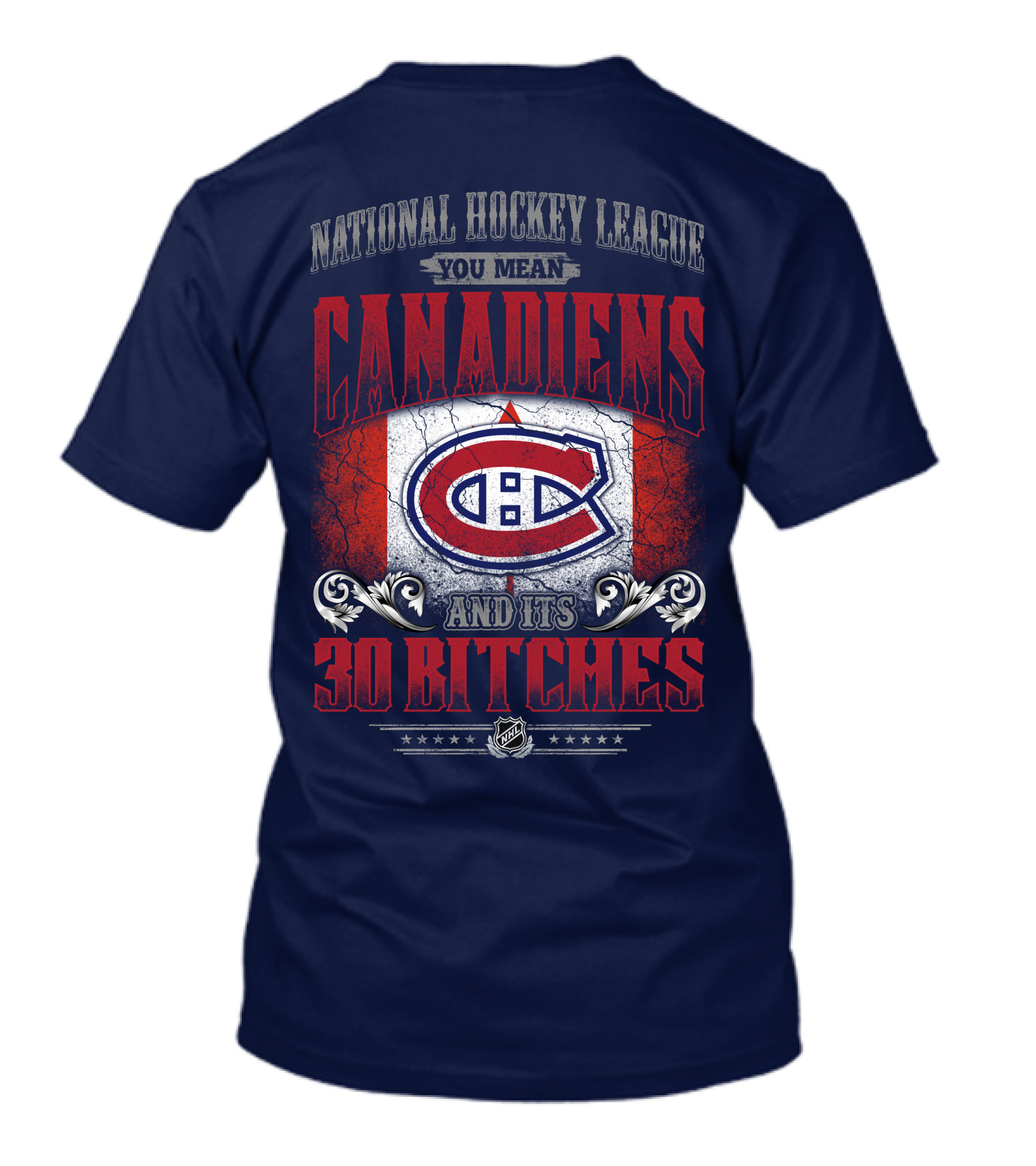 National Hockey League You Mean Canadiens And Its 30 Bitches T-Shirt