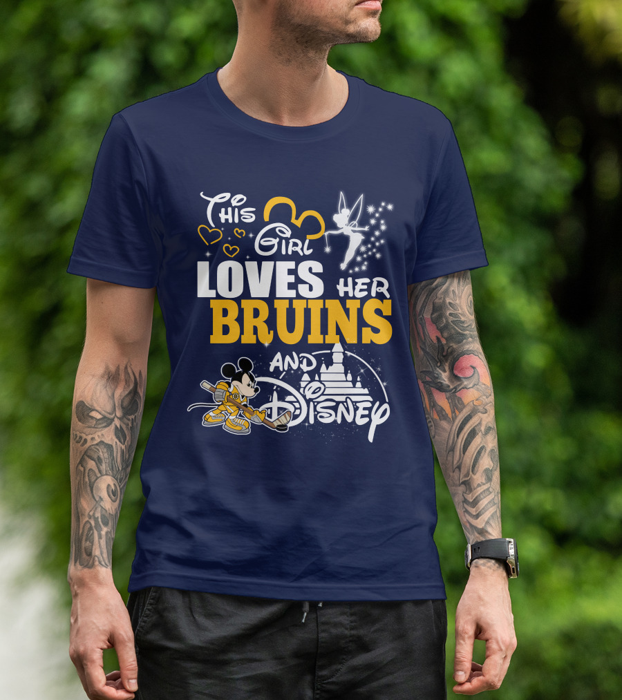This Girl Loves Her Bruins And Disney T-Shirt