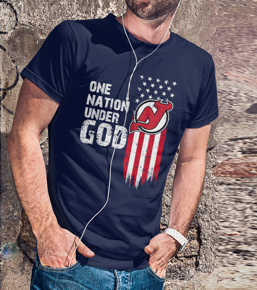 One Nation Under God New Jersey Devils T-Shirt