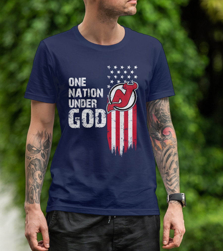 One Nation Under God New Jersey Devils T-Shirt