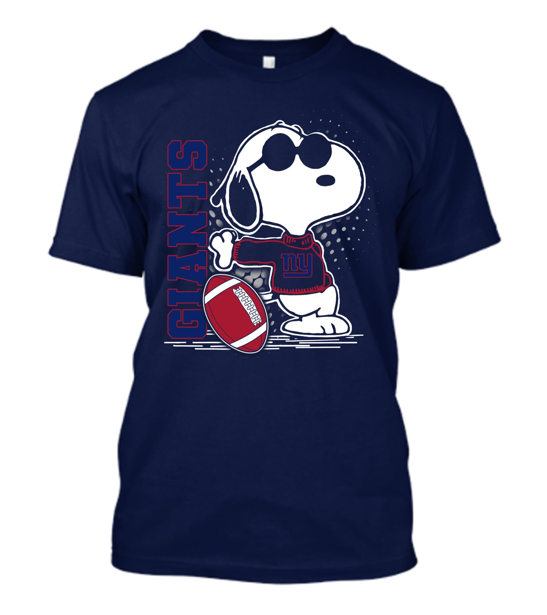 New York Giants Snoopy Football Player Fun Fanwear T-Shirt