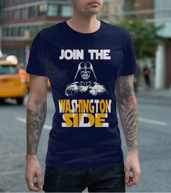Join The Washington Side Darth Vader T-Shirt