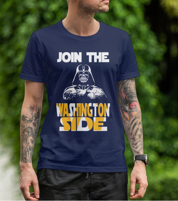 Join The Washington Side Darth Vader T-Shirt