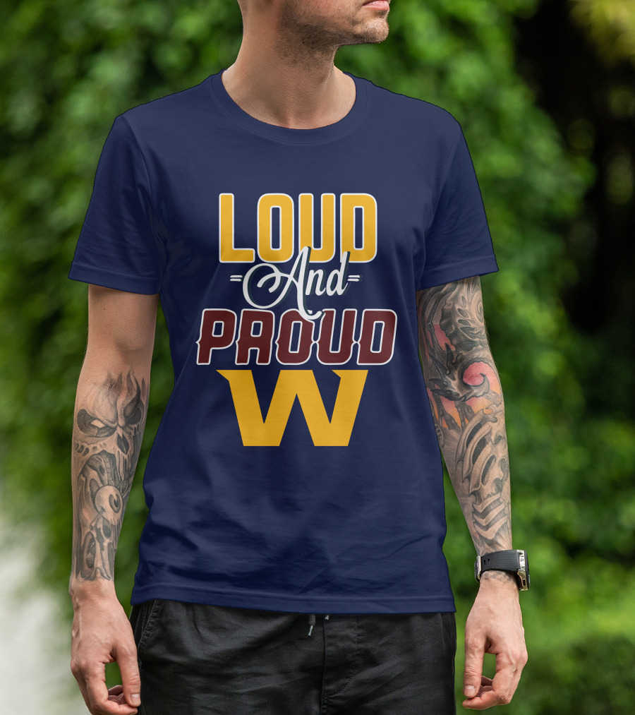 Washington Loud And Proud W T-Shirt