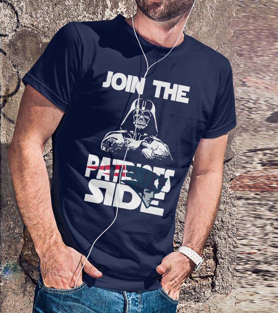 Join The New England Patriots Side T-Shirt