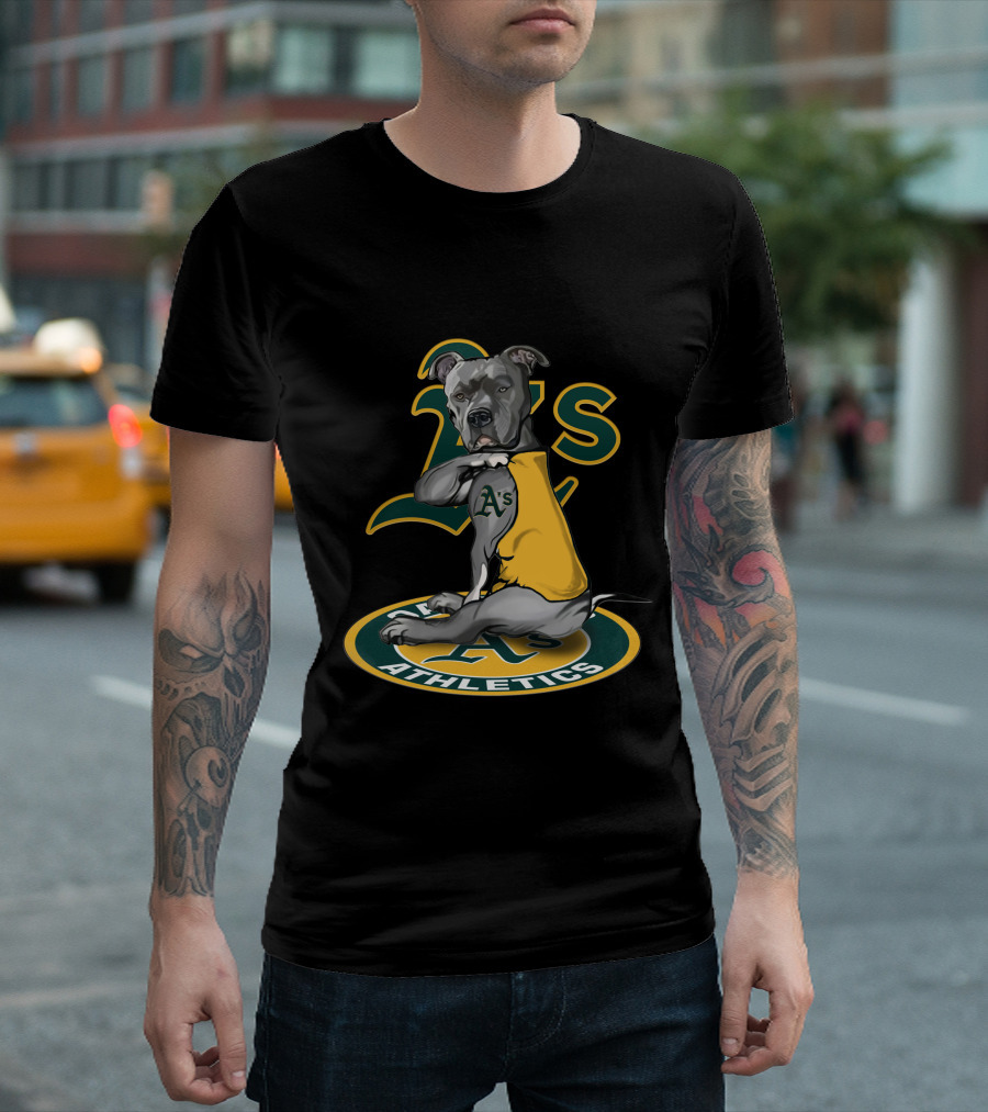 Oakland Athletics Dog A's Logo T-Shirt