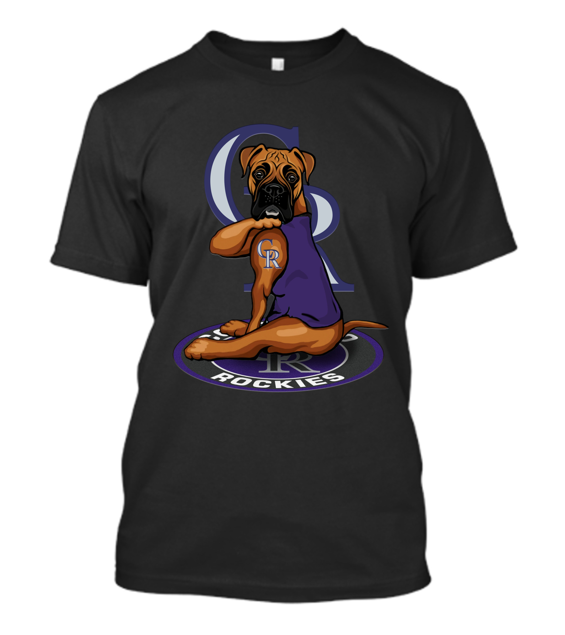 Colorado Rockies Dog Mascot Cr T-Shirt
