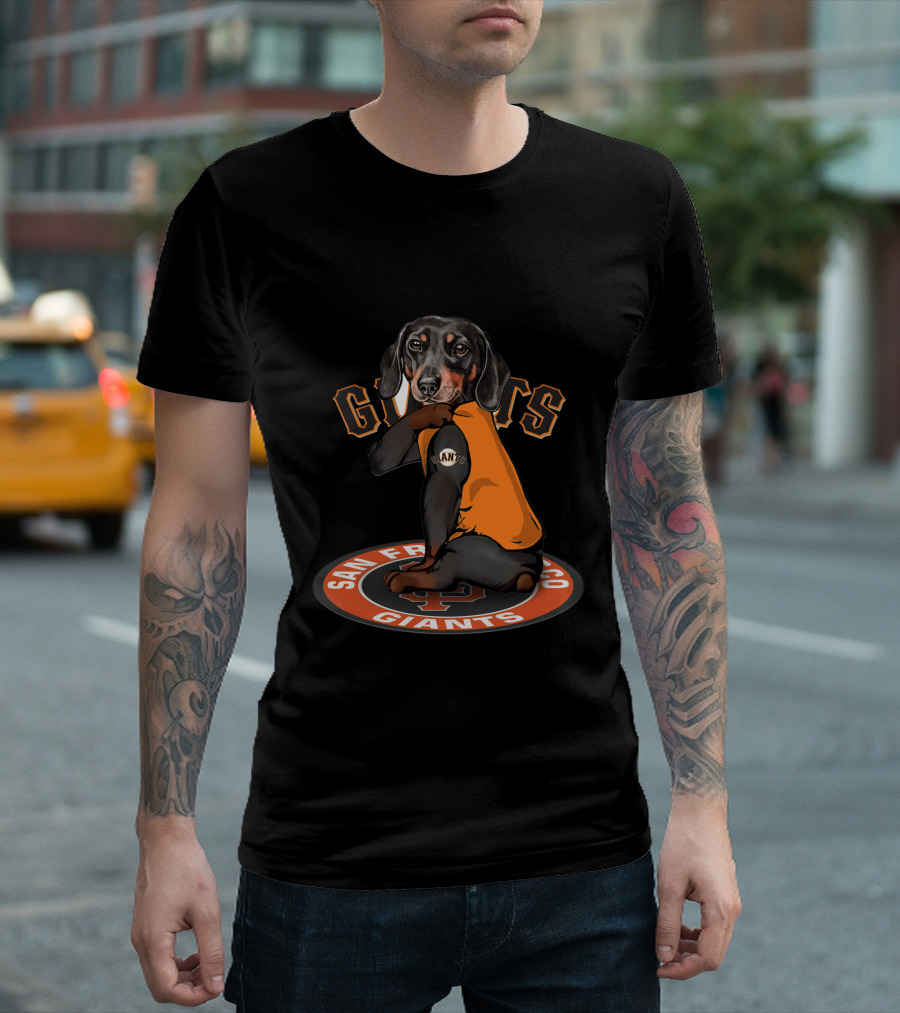San Francisco Giants Dog Giants Baseball Giants T-Shirt