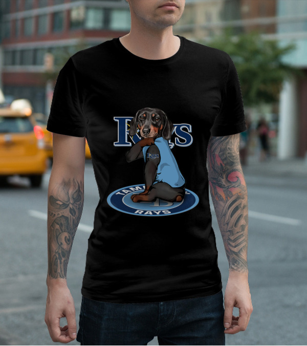 Tampa Bay Rays Dachshund T-Shirt
