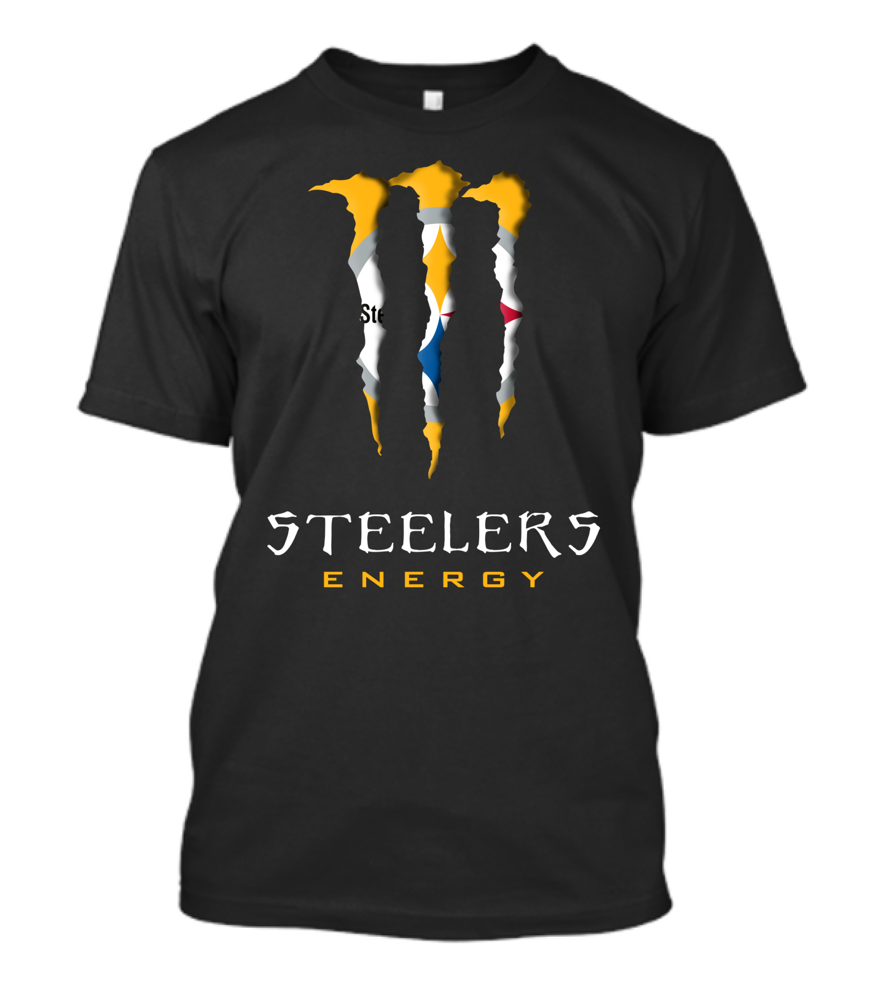 Steelers Energy Ds001-Nfl25 Monster Claw T-Shirt