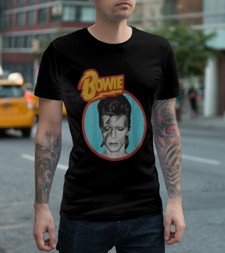 Bowie Aladdin Sane Lightning Bolt T-Shirt