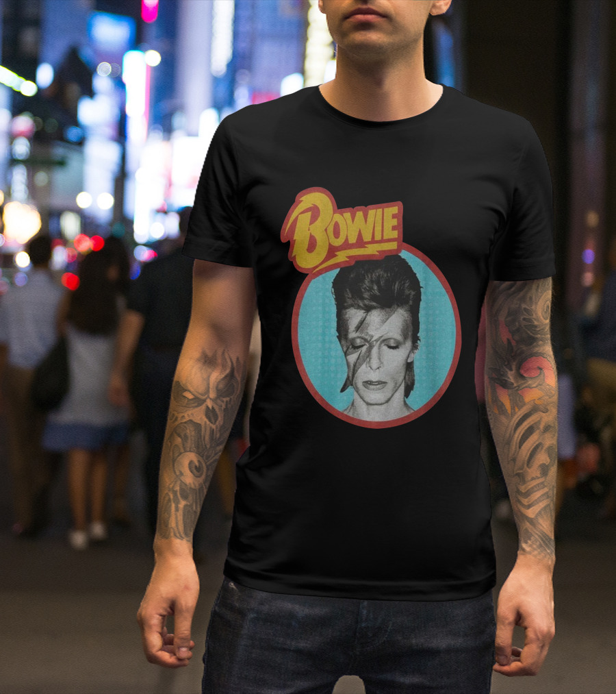 Bowie Aladdin Sane Lightning Bolt T-Shirt