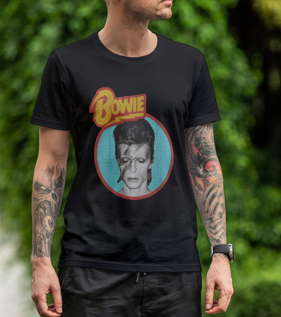 Bowie Aladdin Sane Lightning Bolt T-Shirt