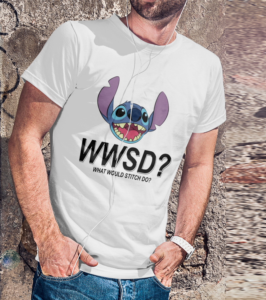 WWSD What Would Stitch Do? Disney Fan T-Shirt