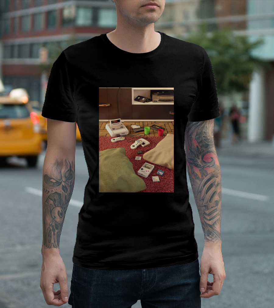80's Kid Retro Gaming Console and Handheld Nostalgia T-Shirt